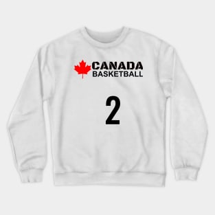 Canada Basketball Design 2 T-Shirt Gift Idea Crewneck Sweatshirt